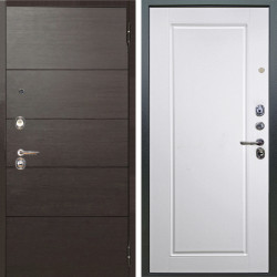 Входная дверь Аргус ЛЮКС 3К Агат Венге горизонт + Тревор Софт милк