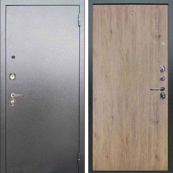 Входная дверь Аргус ЛЮКС 3К Люкс 3к металл Антик Серебро + Элегант Рустик соломенный