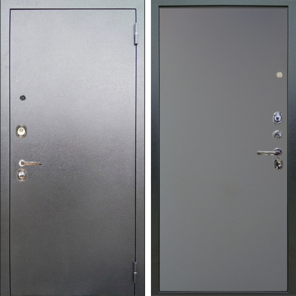 Входная дверь Аргус ЛЮКС 3К Люкс 3к металл Антик Серебро + Элегант Силк маус