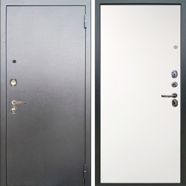 Входная дверь Аргус ЛЮКС 3К Люкс 3к металл Антик Серебро + Элегант Софт милк