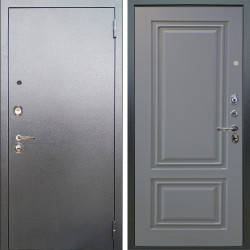 Входная дверь Аргус ЛЮКС 3К Люкс 3к металл Антик Серебро + Элион Силк маус