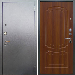 Входная дверь Аргус ЛЮКС 3К Люкс 3к металл Антик Серебро + Мишель Дуб рустикальный