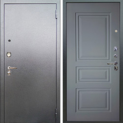 Входная дверь Аргус ЛЮКС 3К Люкс 3к металл Антик Серебро + Скиф Силк маус