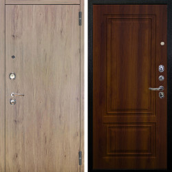 Входная дверь Аргус ЛЮКС 3К Элегант Рустик соломенный + Элион Дуб рустикальный