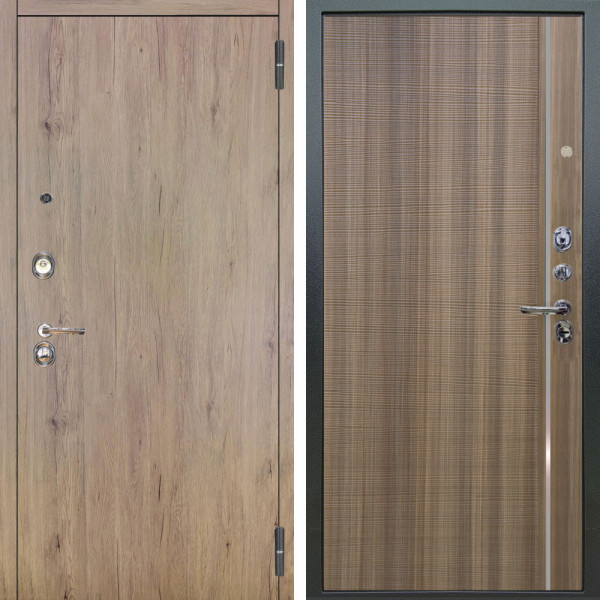 Входная дверь Аргус ЛЮКС 3К Элегант Рустик соломенный + Гауда Керамика