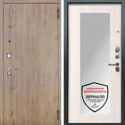 Входная дверь Аргус ЛЮКС 3К Элегант Рустик соломенный + Милли Ларче светлый