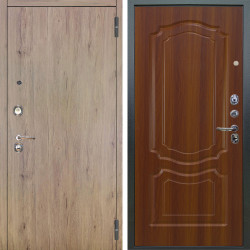 Входная дверь Аргус ЛЮКС 3К Элегант Рустик соломенный + Мишель Дуб рустикальный