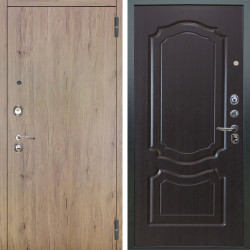 Входная дверь Аргус ЛЮКС 3К Элегант Рустик соломенный + Мишель Венге