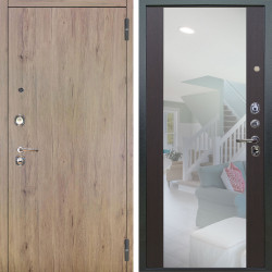 Входная дверь Аргус ЛЮКС 3К Элегант Рустик соломенный + Вояж Венге