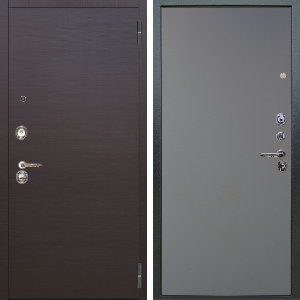 Входная дверь Аргус ЛЮКС 3К Элегант Венге горизонт + Элегант Силк маус