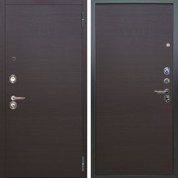 Входная дверь Аргус ЛЮКС 3К Элегант Венге горизонт + Элегант Венге горизонт