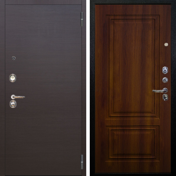 Входная дверь Аргус ЛЮКС 3К Элегант Венге горизонт + Элион Дуб рустикальный
