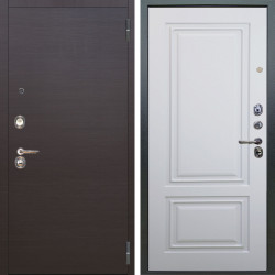 Входная дверь Аргус ЛЮКС 3К Элегант Венге горизонт + Элион Софт милк