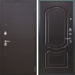 Входная дверь Аргус ЛЮКС 3К Элегант Венге горизонт + Мишель Венге