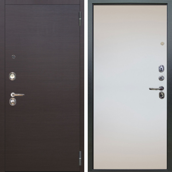 Входная дверь Аргус ЛЮКС 3К Элегант Венге горизонт + Под покраску