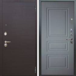 Входная дверь Аргус ЛЮКС 3К Элегант Венге горизонт + Скиф Силк маус