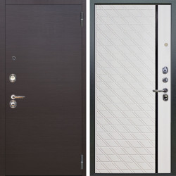 Входная дверь Аргус ЛЮКС 3К Элегант Венге горизонт + Тори Софт милк