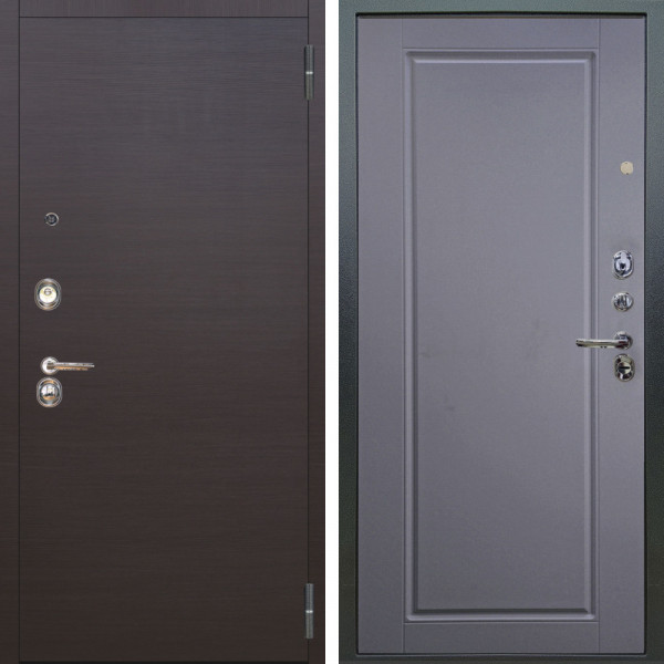 Входная дверь Аргус ЛЮКС 3К Элегант Венге горизонт + Тревор Силк маус