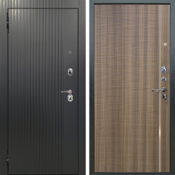 Входная дверь Аргус ЛЮКС 3К Фрейда ч кварц фортеза хром + Гауда Керамика