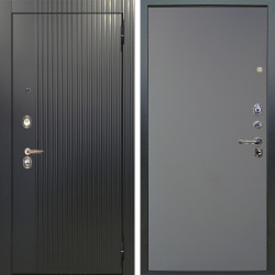 Входная дверь Аргус ЛЮКС 3К Фрейда Черный кварц + Элегант Силк маус