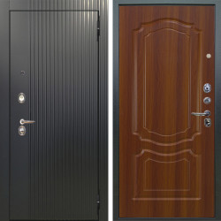 Входная дверь Аргус ЛЮКС 3К Фрейда Черный кварц + Мишель Дуб рустикальный