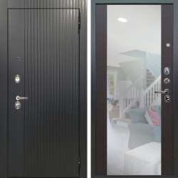 Входная дверь Аргус ЛЮКС 3К Фрейда Черный кварц + Вояж Венге