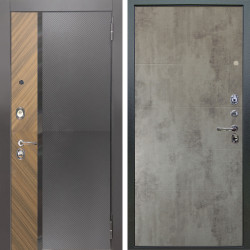 Входная дверь Аргус ЛЮКС 3К Фуриоса + Агат Светлый бетон