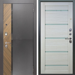 Входная дверь Аргус ЛЮКС 3К Фуриоса + Александра Белая лиственница