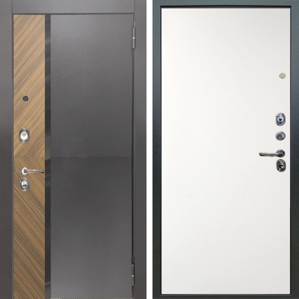Входная дверь Аргус ЛЮКС 3К Фуриоса + Элегант Софт милк