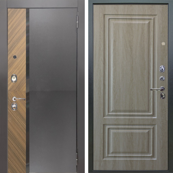 Входная дверь Аргус ЛЮКС 3К Фуриоса + Элион Дуб филадельфия крем
