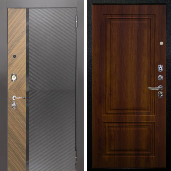 Входная дверь Аргус ЛЮКС 3К Фуриоса + Элион Дуб рустикальный