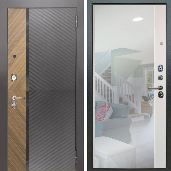 Входная дверь Аргус ЛЮКС 3К Фуриоса + Магнум Софт милк