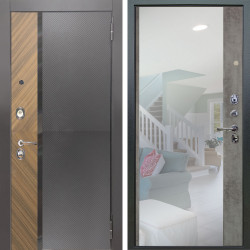 Входная дверь Аргус ЛЮКС 3К Фуриоса + Магнум Светлый бетон