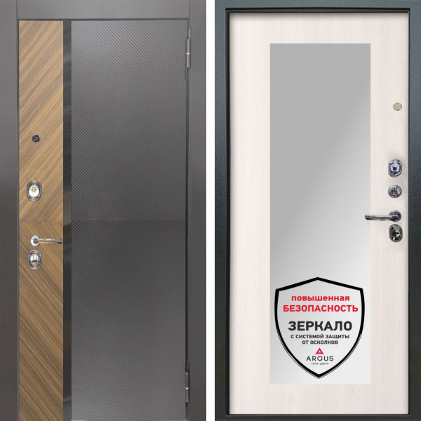 Входная дверь Аргус ЛЮКС 3К Фуриоса + Милли Ларче светлый