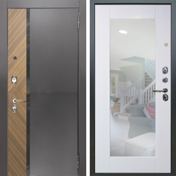 Входная дверь Аргус ЛЮКС 3К Фуриоса + Милли Роял вуд белый