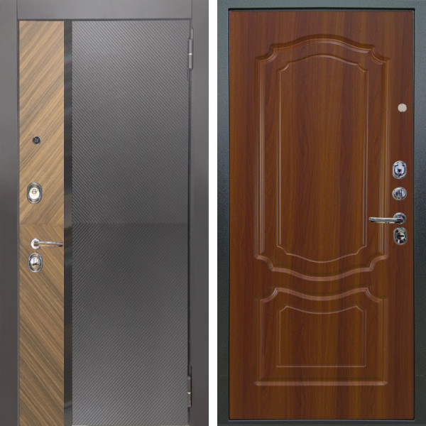 Входная дверь Аргус ЛЮКС 3К Фуриоса + Мишель Дуб рустикальный