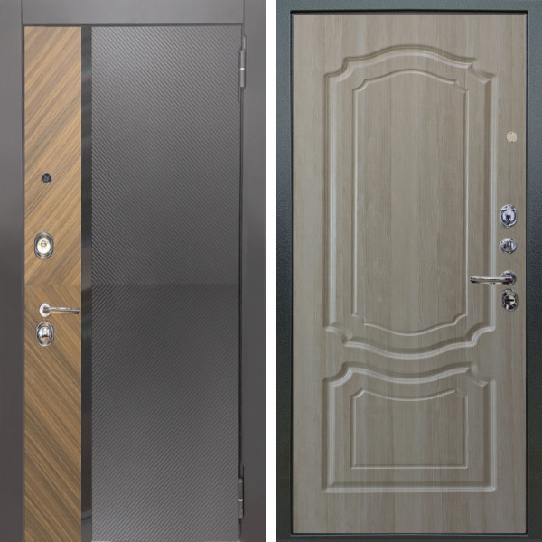 Входная дверь Аргус ЛЮКС 3К Фуриоса + Мишель Ларче светлый