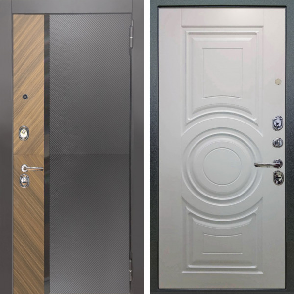 Входная дверь Аргус ЛЮКС 3К Фуриоса + Могадиш Софт милк