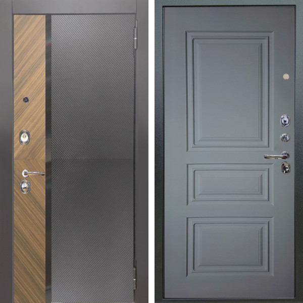 Входная дверь Аргус ЛЮКС 3К Фуриоса + Скиф Силк маус
