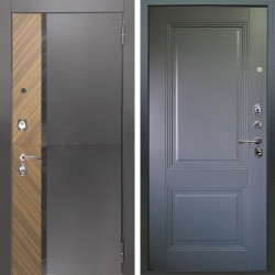 Входная дверь Аргус ЛЮКС 3К Фуриоса + Соло Антрацит софт