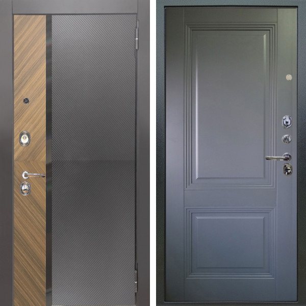 Входная дверь Аргус ЛЮКС 3К Фуриоса + Соло Антрацит софт