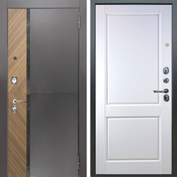 Входная дверь Аргус ЛЮКС 3К Фуриоса + Соренто Белая эмаль