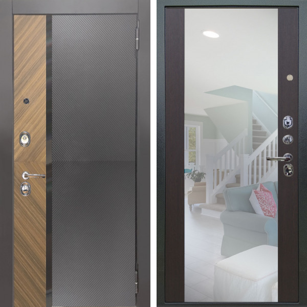 Входная дверь Аргус ЛЮКС 3К Фуриоса + Вояж Венге