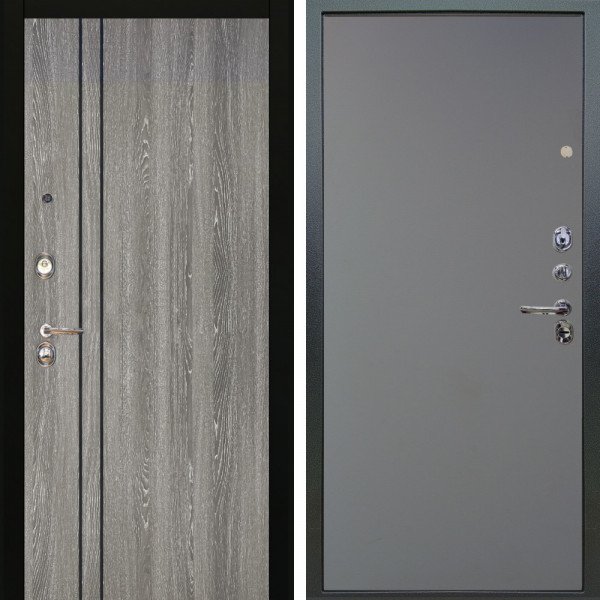 Входная дверь Аргус ЛЮКС 3К Гейджи Орех мраморный + Элегант Силк маус