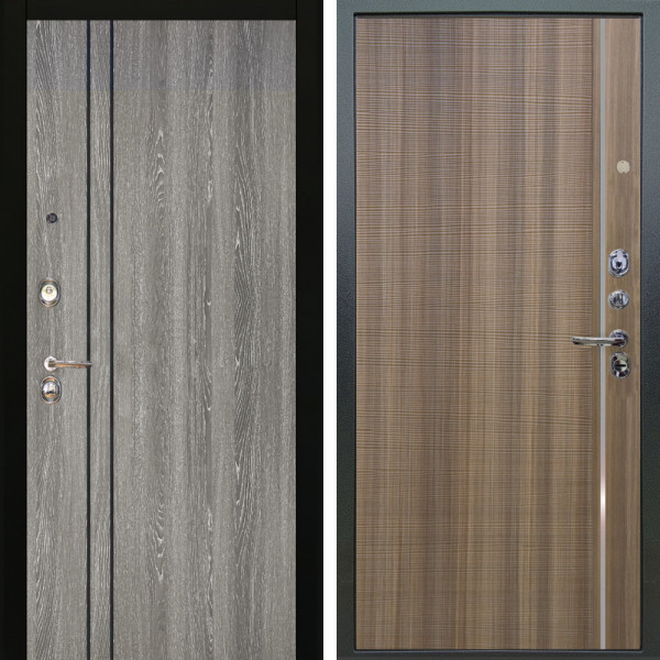 Входная дверь Аргус ЛЮКС 3К Гейджи Орех мраморный + Гауда Керамика