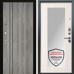 Входная дверь Аргус ЛЮКС 3К Гейджи Орех мраморный + Милли Ларче светлый