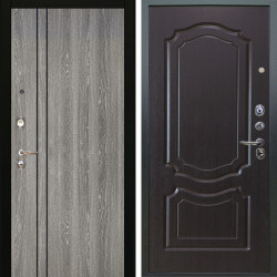Входная дверь Аргус ЛЮКС 3К Гейджи Орех мраморный + Мишель Венге