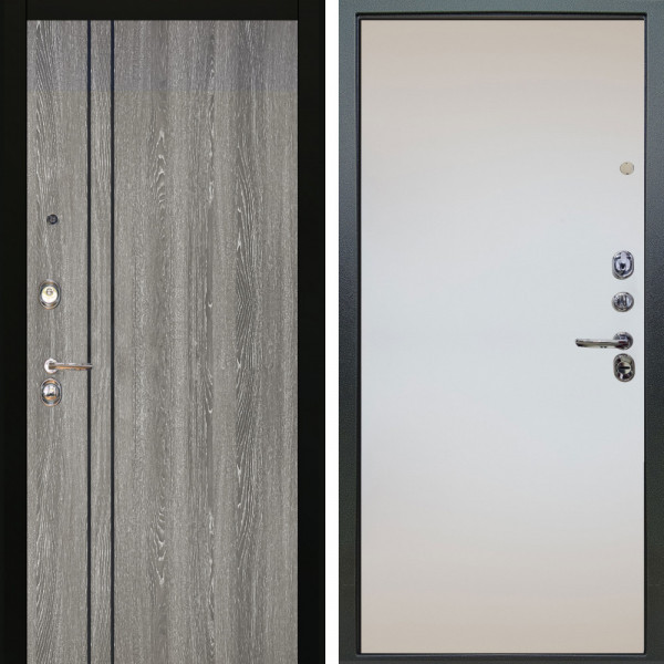 Входная дверь Аргус ЛЮКС 3К Гейджи Орех мраморный + Под покраску