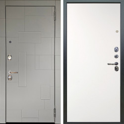 Входная дверь Аргус ЛЮКС 3К Корсо Силк флай + Элегант Софт милк