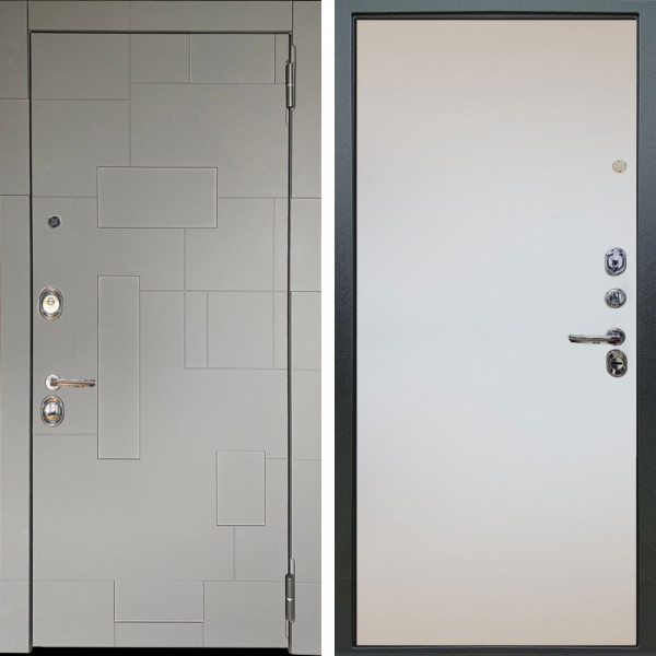 Входная дверь Аргус ЛЮКС 3К Корсо Силк флай + Под покраску